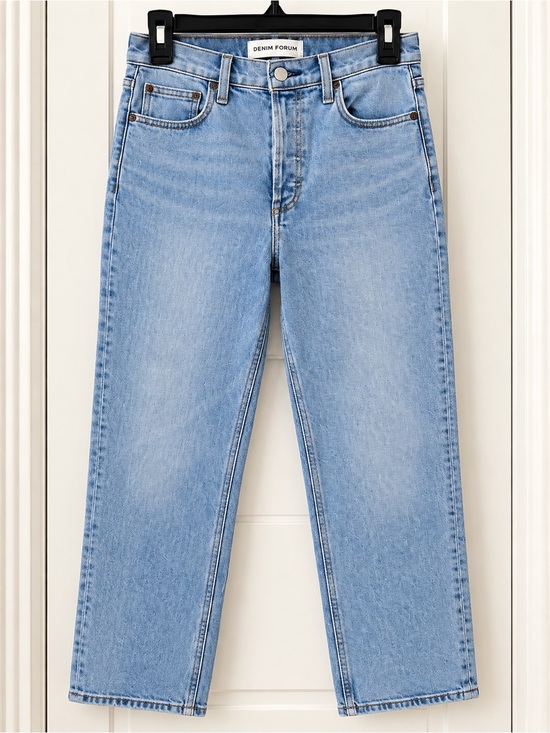 Agolde Denim - Denim Forum The Arlo High Rise Straight Jeans Size 26 Light Wash